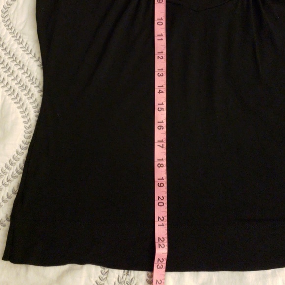 Emma James large designer black sleeveless blouse - Picture 6 of 8